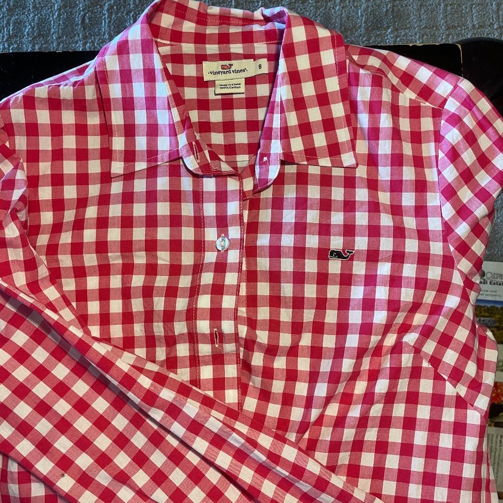 Vineyard Vines Plaid Button Down